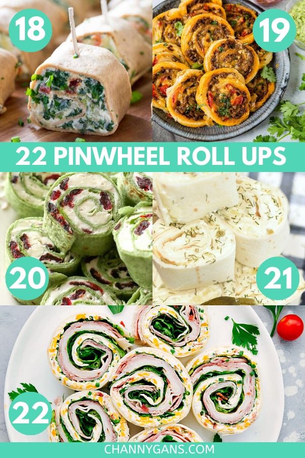 22 Pinwheel Roll Ups Perfect For Game Day