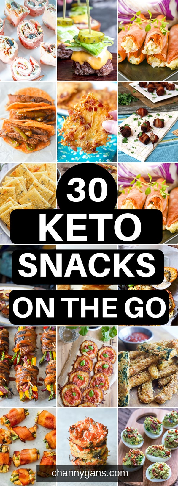 With these easy keto snacks on the go, you have no excuse not to stick to your keto diet. We've gathered 30 keto snacks that you can easily make ahead to grab and go on busy days.