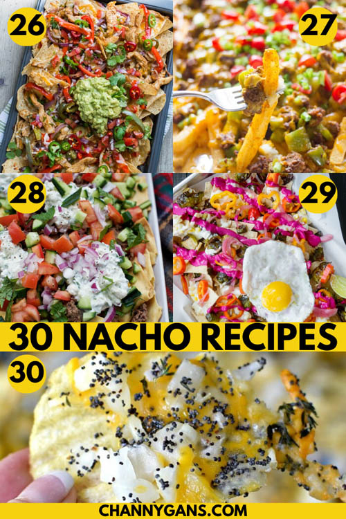 30 Delicious Nacho Recipes. Need to bring something to a party or need a quick and easy recipe? These nacho recipes are perfect for a party or dinner and are fairly simple to make.