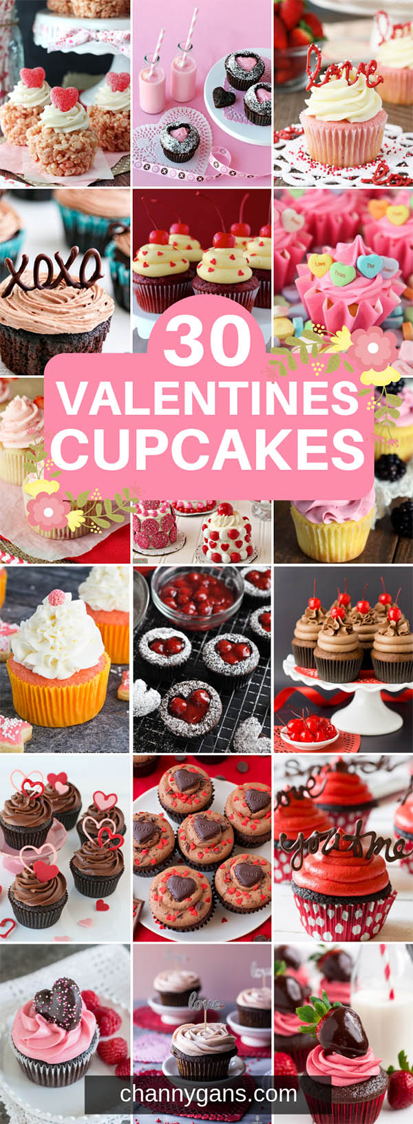 30 Valentines Day Cupcakes. Get ready for love at first bite with these cute and delicious Valentines Day Cupcakes! Surprise your loved ones with these cupcakes that are a perfect Valentines Day dessert!