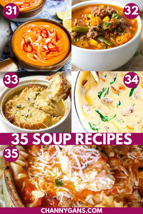 35 Warm & Cozy Soup Recipes