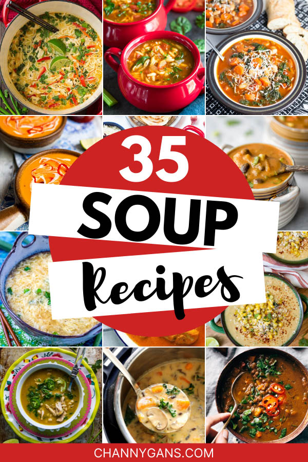 What better way is there to warm up than with some tasty soup? Stay warm and cozy on cold nights with these 35 delicious soup recipes.