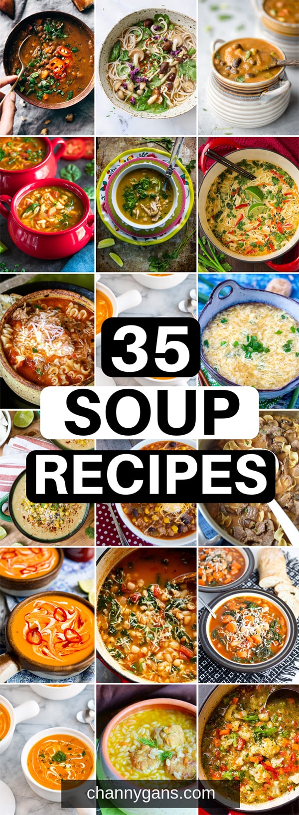 What better way is there to warm up than with yummy soup? Stay warm and cozy on cold nights with these 35 delicious soup recipes.