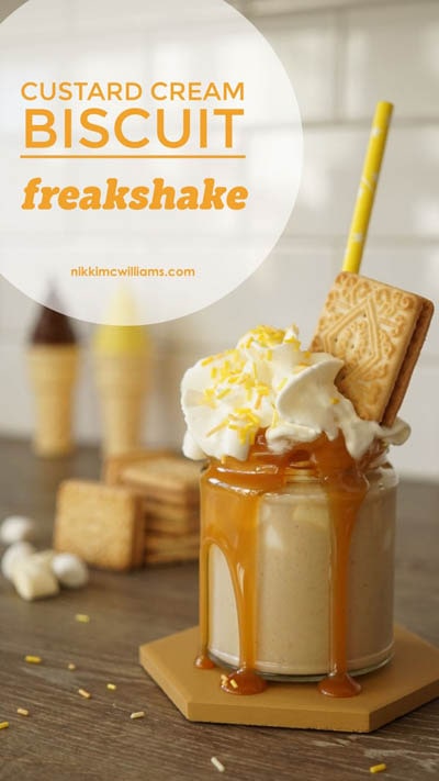 45 Milkshake Recipes: Biscuit Freakshakes