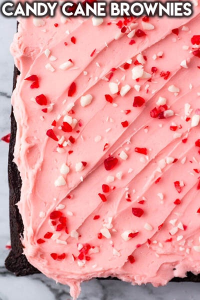 50 Brownie Recipes: Candy Cane Brownies