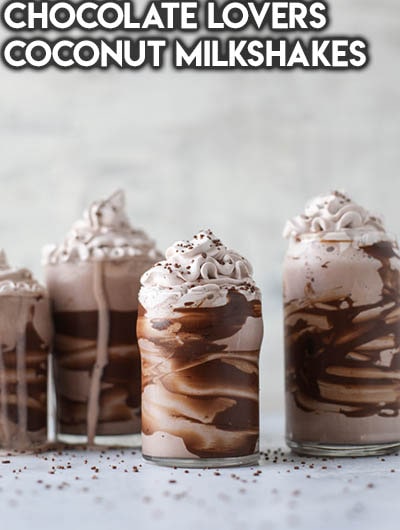 45 Milkshake Recipes: Chocolate Lovers Coconut Milkshakes