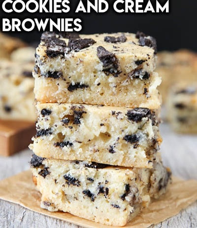 50 Brownie Recipes: Cookies And Cream Brownies