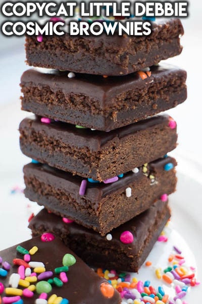 50 Brownie Recipes: Copycat Little Debbie Cosmic Brownies