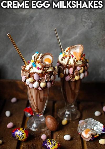 45 Milkshake Recipes: Creme Egg Milkshakes