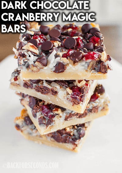 28 Magic Cookie Bars: Dark Chocolate Cranberry Magic Bars