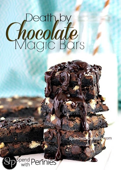 28 Magic Cookie Bars: Death by Chocolate Magic Cookie Bars