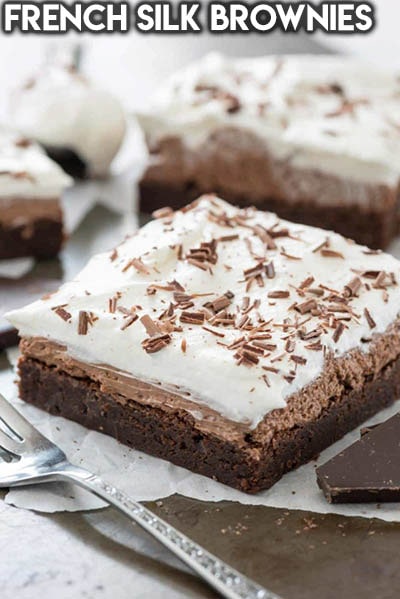 50 Brownie Recipes: French Silk Brownies