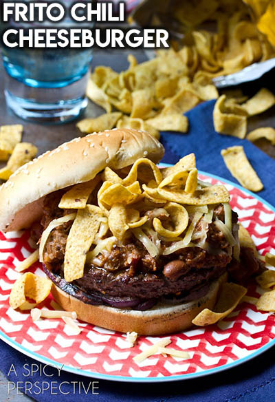 21 Burger Recipes: Frito Chili Cheeseburger