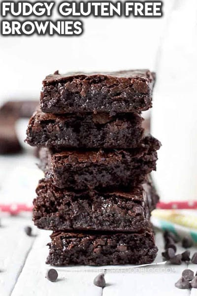 50 Brownie Recipes: Fudgy Gluten Free Brownies