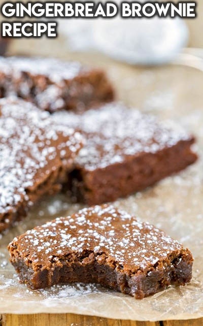 50 Brownie Recipes: Gingerbread Brownie Recipe