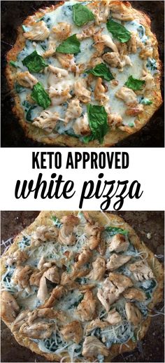 16 Keto Pizza Recipes: Grilled Chicken & Spinach Keto Pizza