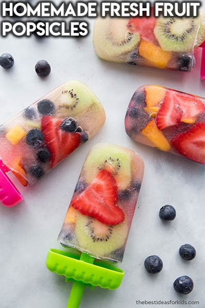 50 Popsicle Recipes: Homemade Fresh Fruit Popsicles