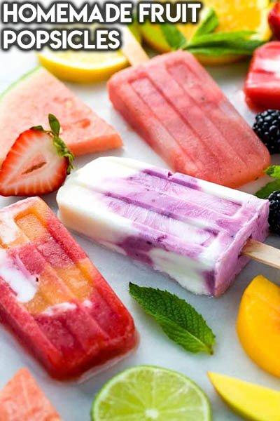 20 Fruit Recipes: Homemade Fruit Popsicles