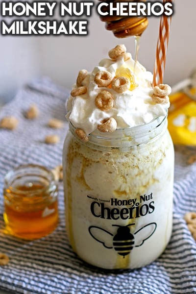 45 Milkshake Recipes: Honey Nut Cheerios Milkshake