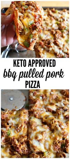 16 Keto Pizza Recipes: Keto BBQ Pulled Pork Pizza