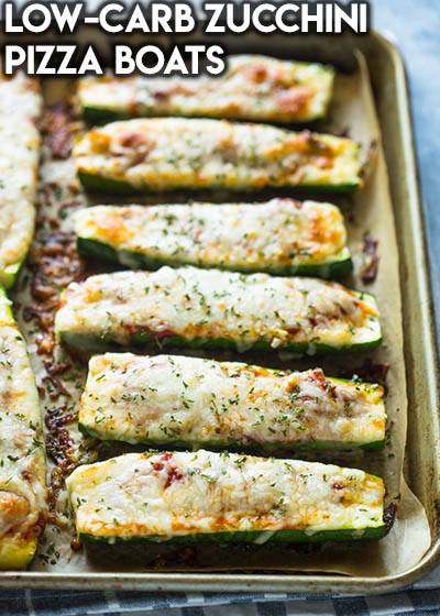 16 Keto Pizza Recipes: Low-carb Zucchini Pizza Boats