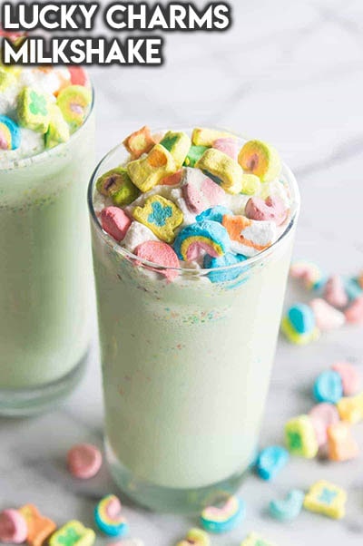 45 Milkshake Recipes: Lucky Charms Milkshake