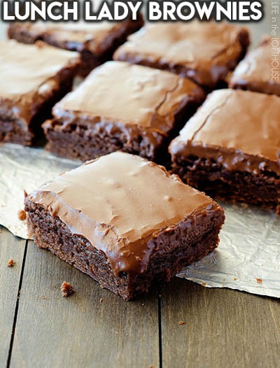 50 Brownie Recipes: Lunch Lady Brownies