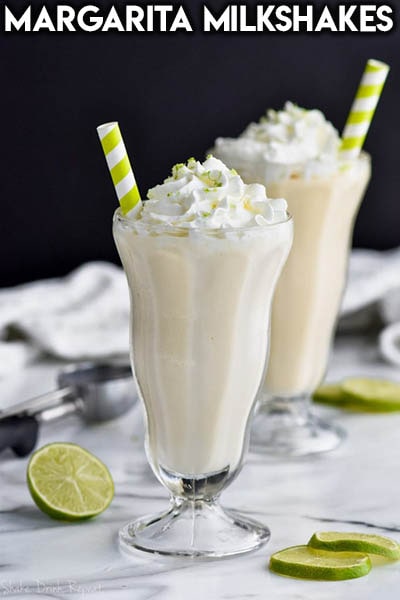 45 Milkshake Recipes: Margarita Milkshakes