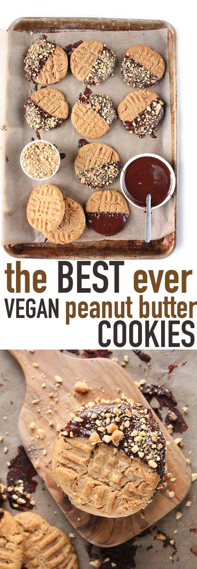 30 Vegan Cookie Recipes: Peanut Butter Cookies