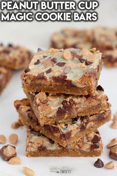 28 Magic Cookie Bars: Peanut Butter Cup Magic Cookie Bars