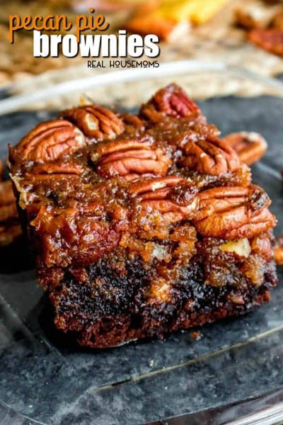 50 Brownie Recipes: Pecan Pie Brownies