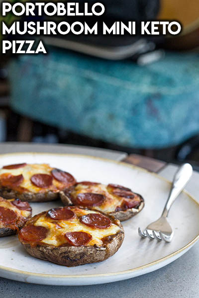 16 Keto Pizza Recipes: Portobello Mushroom Mini Keto Pizza