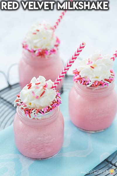 45 Milkshake Recipes: Red Velvet Milkshake