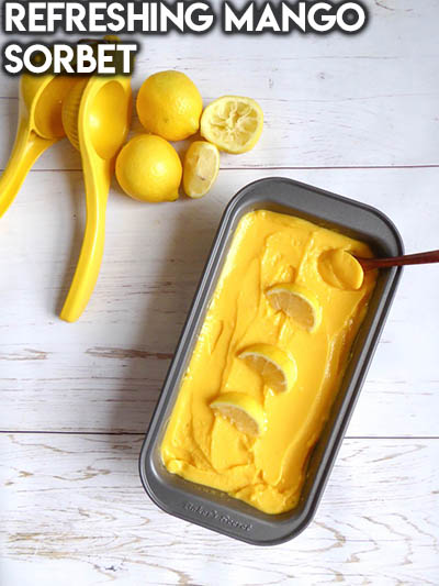 20 Fruit Recipes: Refreshing Mango Sorbet