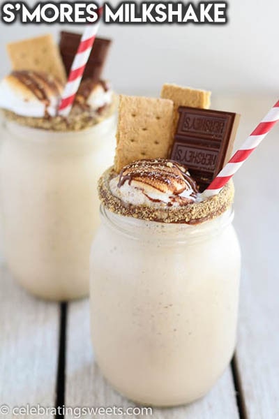 45 Milkshake Recipes: S’mores Milkshake