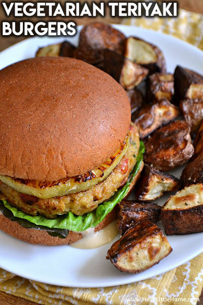 21 Burger Recipes: Vegetarian Teriyaki Burgers