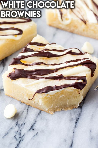 50 Brownie Recipes: White Chocolate Brownies