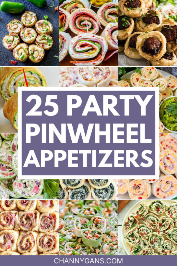 25 Pinwheel Appetizer Roll Up Recipes. Pinwheel appetizers are the perfect party food to feed a crowd. They are simple and easy to make, and they always taste delicious!
