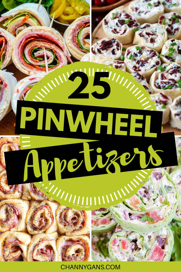 25 Pinwheel Appetizer Roll Up Recipes. Pinwheel appetizers are the perfect party food to feed a crowd. They are simple and easy to make, and they always taste delicious!