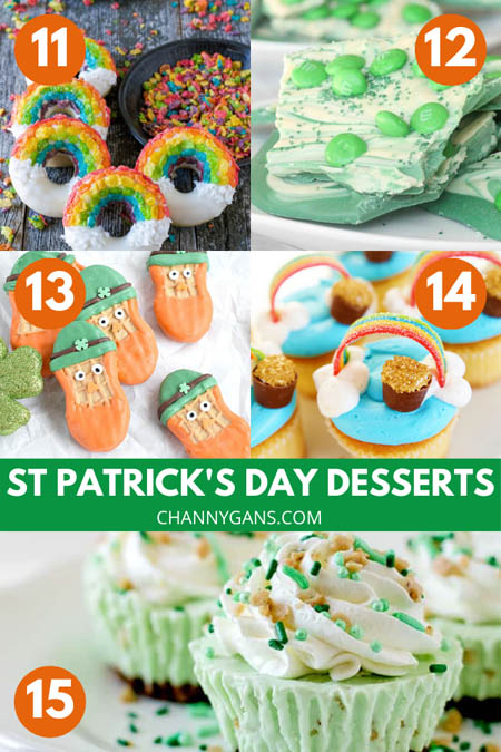 50 St Patrick's Day Desserts to inspire you to create something festive and delicious for St. Patrick's Day! Try these St Patrick's Day treats today!
