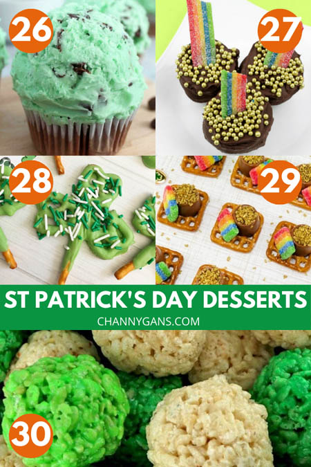 50 St Patrick's Day Desserts to inspire you to create something festive and delicious for St. Patrick's Day! Try these St Patrick's Day treats today!