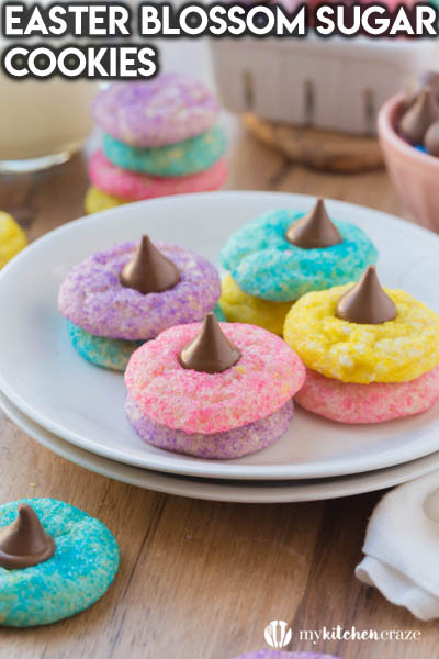 20 Easter Dessert Ideas: Easter Blossom Sugar Cookies