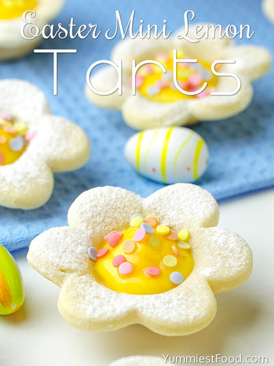 20 Easter Dessert Ideas: Easter Mini Lemon Tarts