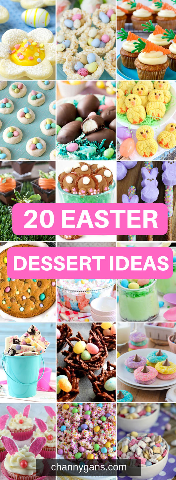 20 Fun Easter Dessert Ideas