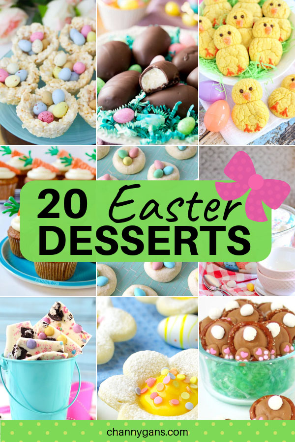 20 Fun Easter Dessert Ideas 