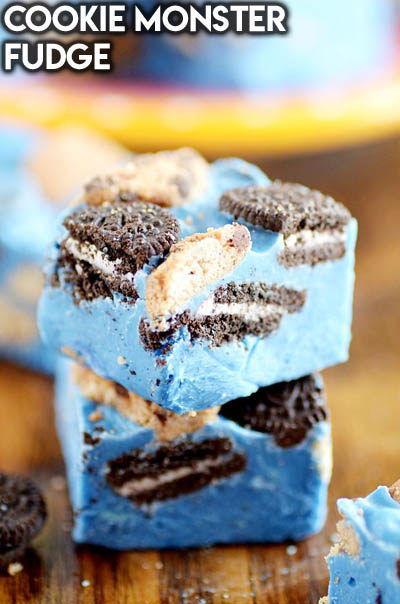 25 Fantastic Fudge Recipes: Cookie Monster Fudge