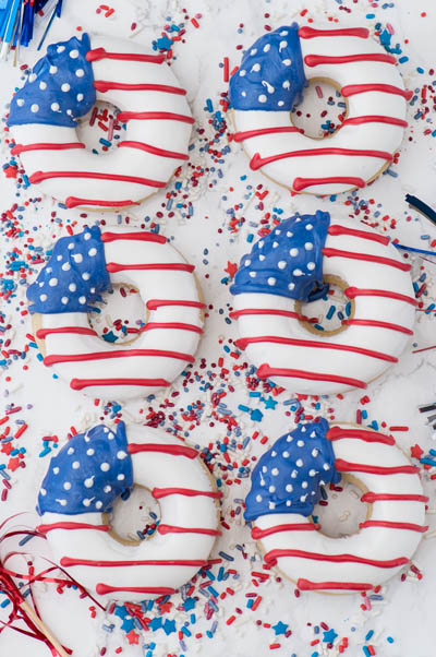 20 Best 4th Of July Dessert Ideas: American Flag Donuts
