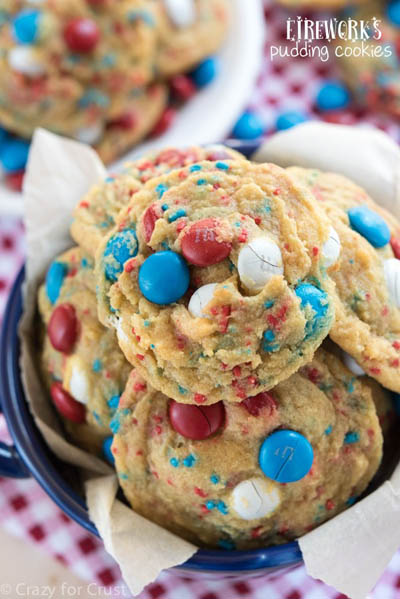 20 Best 4th Of July Dessert Ideas: Fireworks Pudding Cookies
