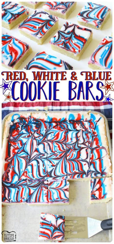 20 Best 4th Of July Dessert Ideas: Patriotic Cookie Bars