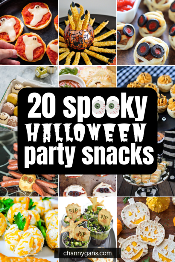 Halloween parties are always so much fun and with these 20 Halloween party appetizers, the guesswork about what to make is gone! These Halloween party appetizers and snacks are great for any Halloween get-together you've got planned this year!